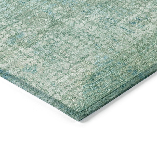 Addison Chantille ACN2087 Abstract Machine Made Transitional Teal Rug
