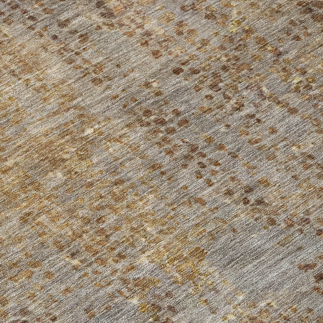 Addison Chantille ACN2088 Abstract Machine Made Transitional Brown Rug