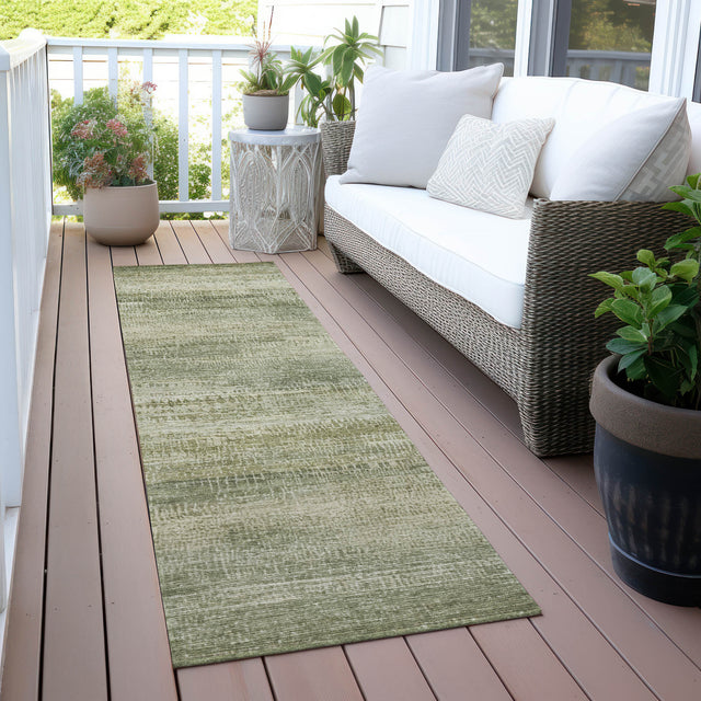 Addison Chantille ACN2089 Abstract Machine Made Transitional Aloe Rug