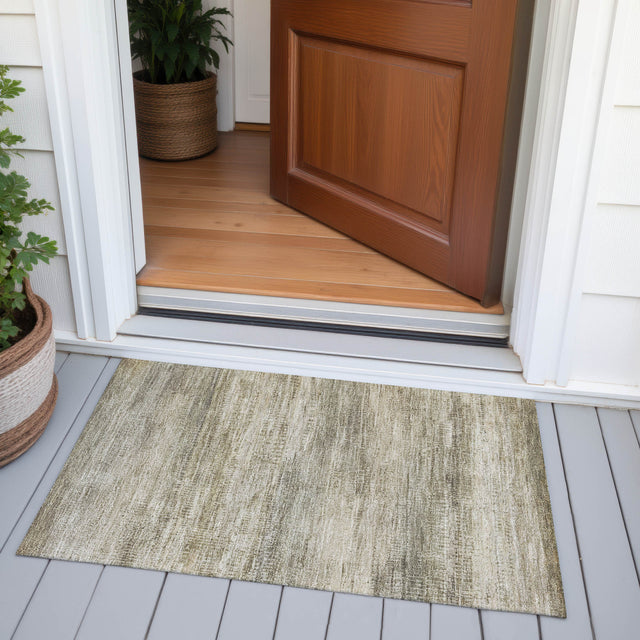 Addison Chantille ACN2089 Abstract Machine Made Transitional Taupe Rug