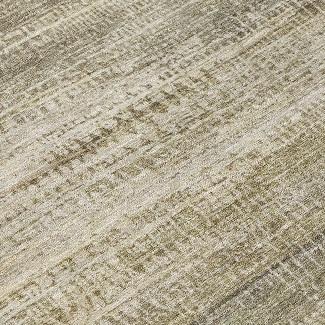 Addison Chantille ACN2089 Abstract Machine Made Transitional Taupe Rug