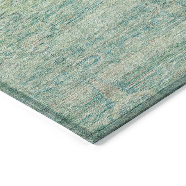 Addison Chantille ACN2090 Global Machine Made Traditional Teal Rug