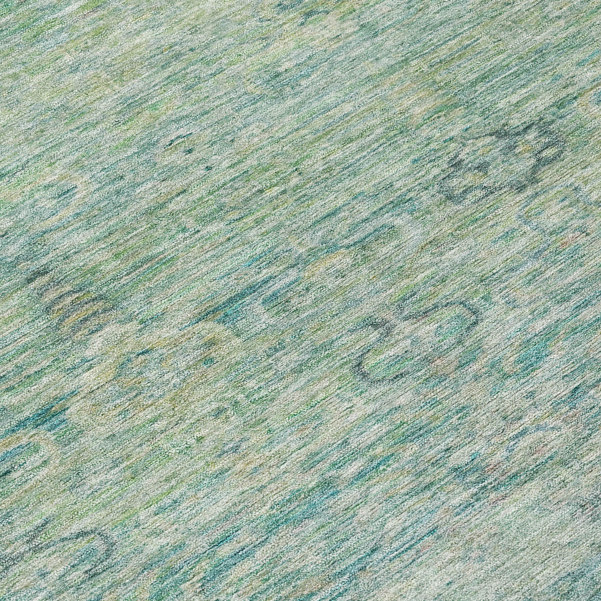Addison Chantille ACN2090 Global Machine Made Traditional Teal Rug