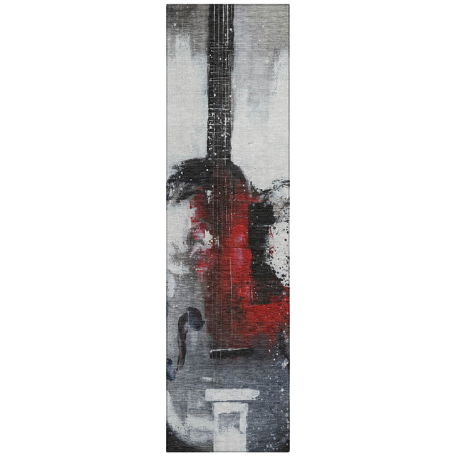 Addison Chantille ACN2091 Music Machine Made Transitional Gray Rug