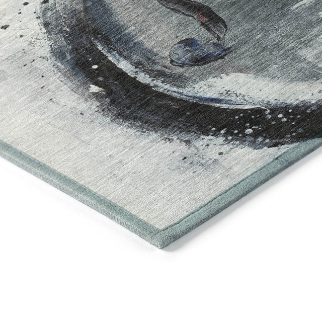 Addison Chantille ACN2091 Music Machine Made Transitional Gray Rug