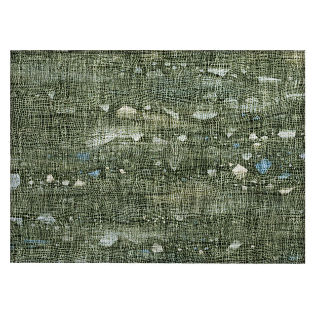 Addison Chantille ACN2092 Abstract Machine Made Transitional Fern Rug