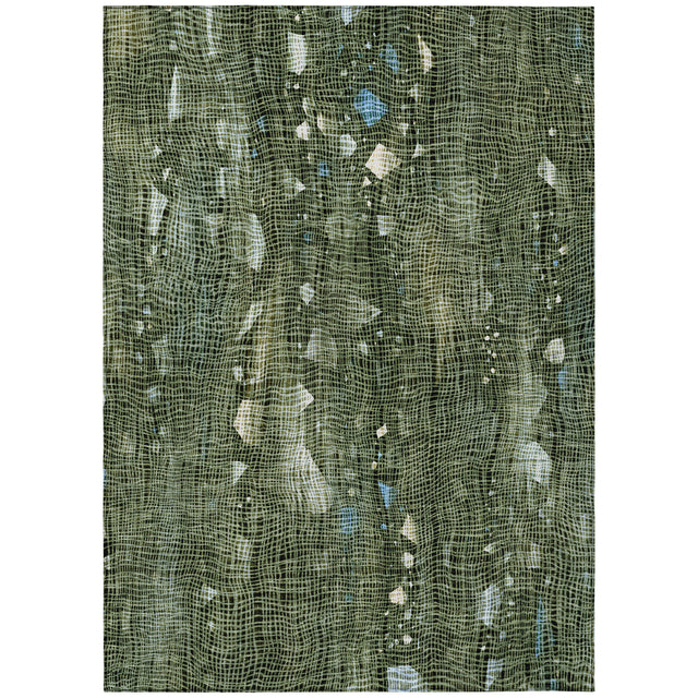 Addison Chantille ACN2092 Abstract Machine Made Transitional Fern Rug