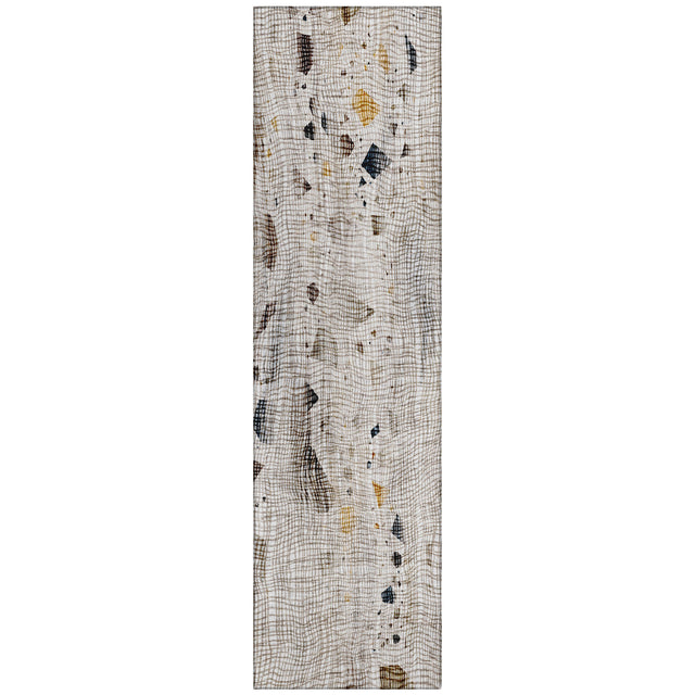 Addison Chantille ACN2092 Abstract Machine Made Transitional Linen Rug