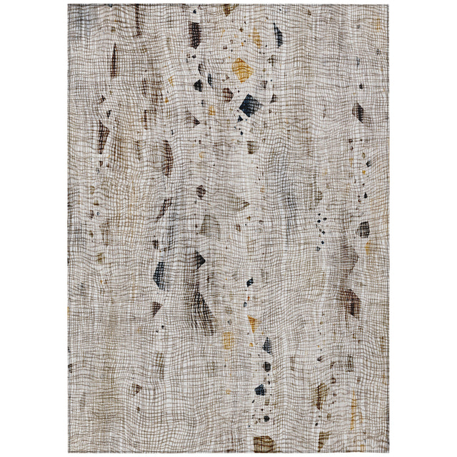Addison Chantille ACN2092 Abstract Machine Made Transitional Linen Rug