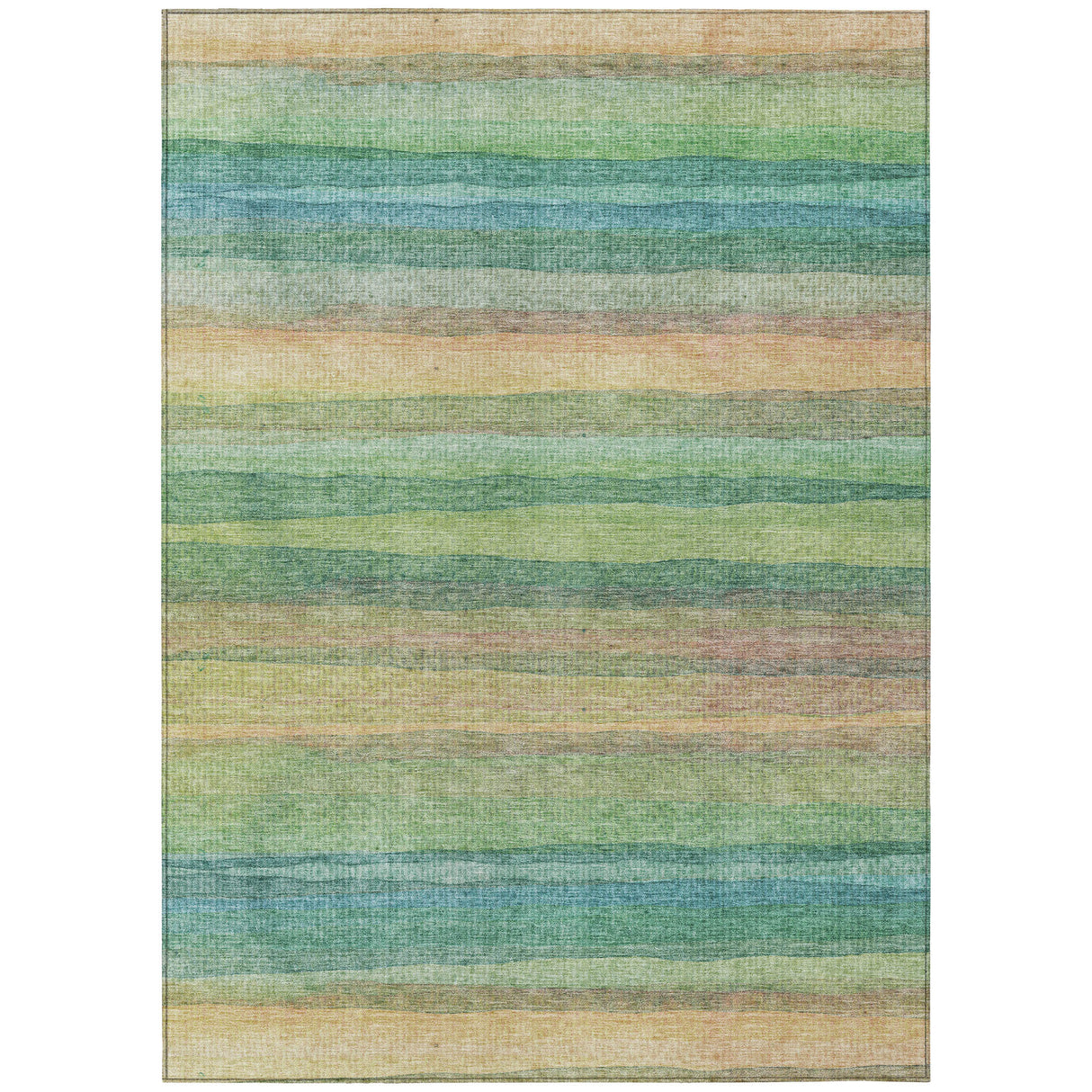 Addison Chantille ACN2093 Stripes Machine Made Transitional Aloe Rug