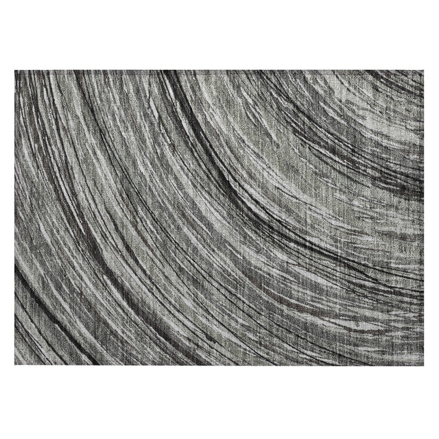Addison Chantille ACN2094 Swirls Machine Made Transitional Taupe Rug