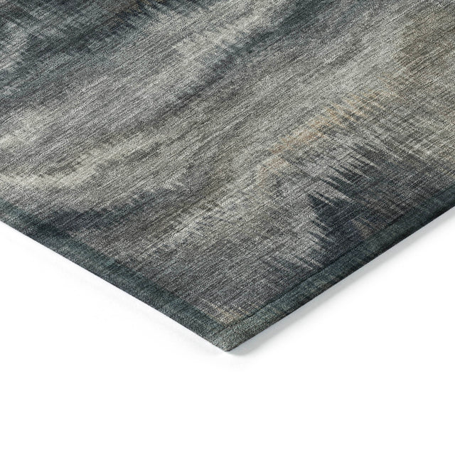 Addison Chantille ACN2095 Waves Machine Made Transitional Gray Rug