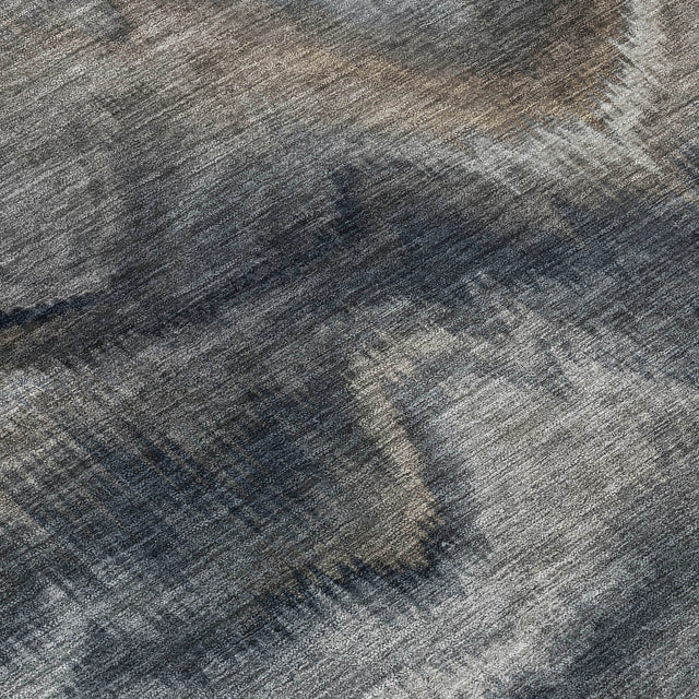 Addison Chantille ACN2095 Waves Machine Made Transitional Gray Rug