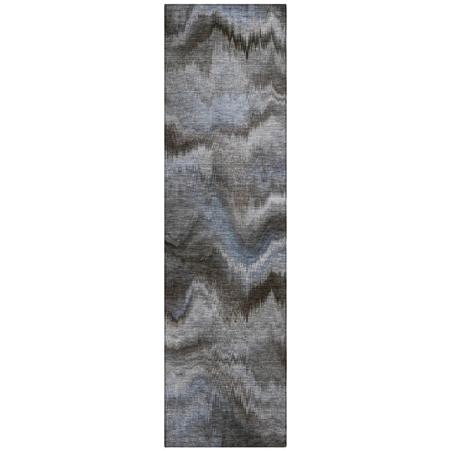 Addison Chantille ACN2095 Waves Machine Made Transitional Taupe Rug