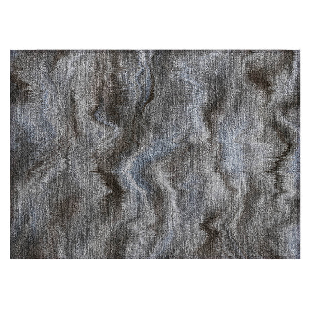 Addison Chantille ACN2095 Waves Machine Made Transitional Taupe Rug