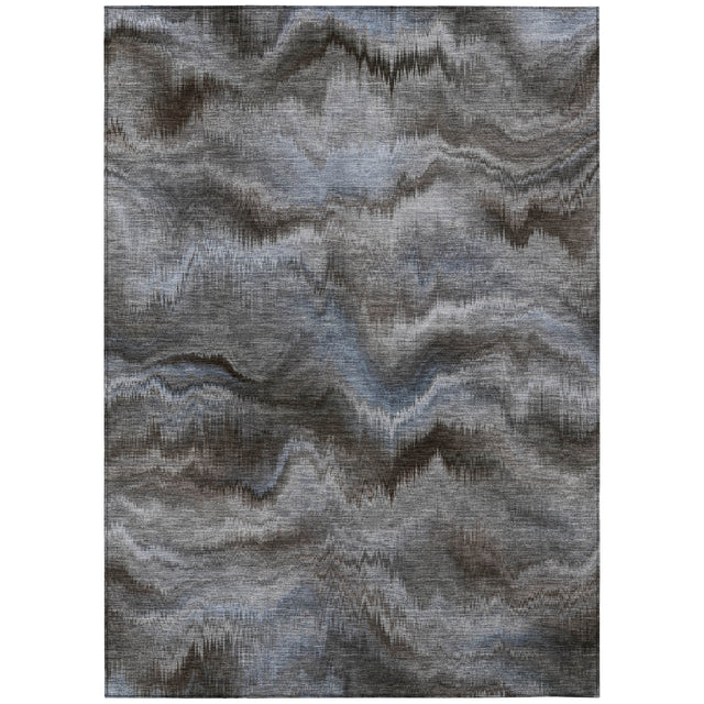 Addison Chantille ACN2095 Waves Machine Made Transitional Taupe Rug