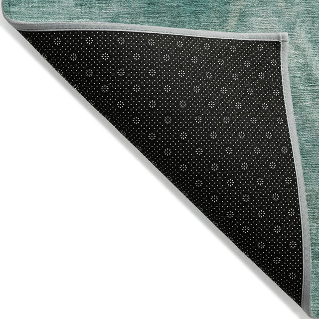 Addison Chantille ACN2095 Waves Machine Made Transitional Teal Rug