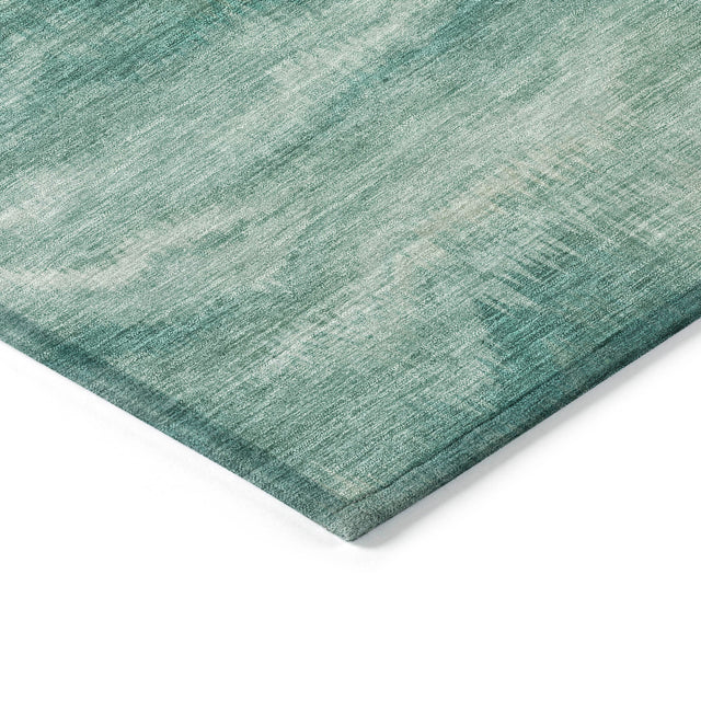 Addison Chantille ACN2095 Waves Machine Made Transitional Teal Rug