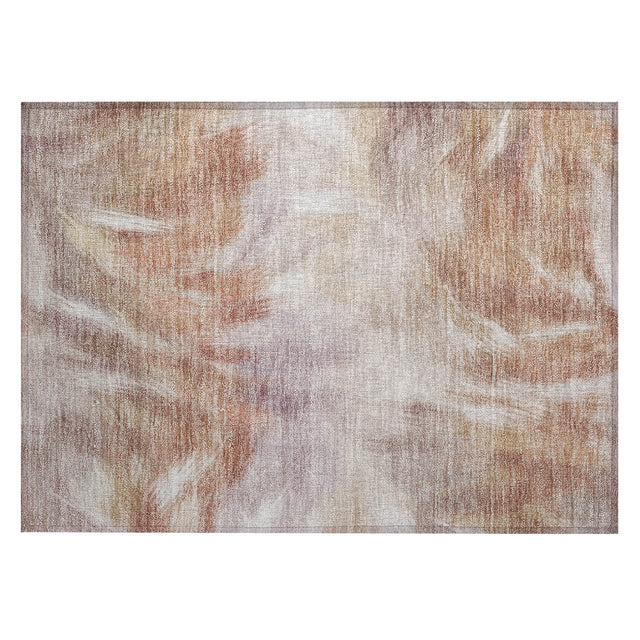 Addison Chantille ACN2096 Abstract Machine Made Transitional Copper Rug