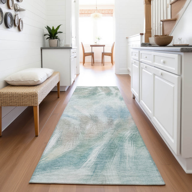 Addison Chantille ACN2096 Abstract Machine Made Transitional Sky Rug