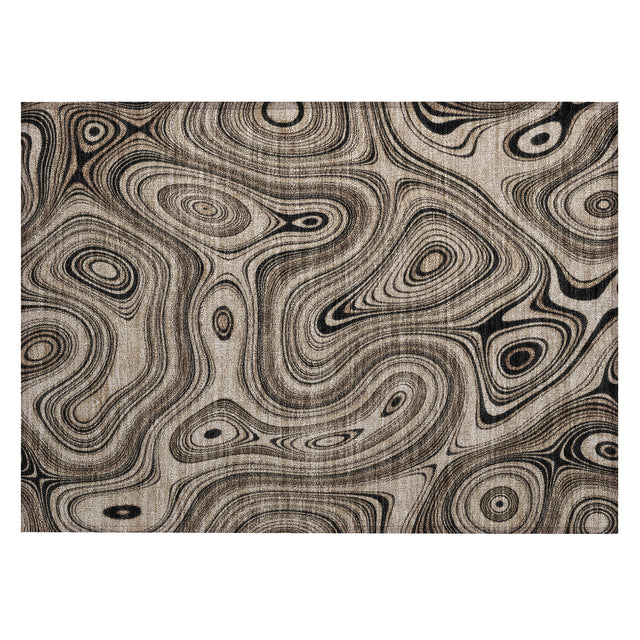 Addison Chantille ACN2097 Geometric Machine Made Transitional Beige Rug