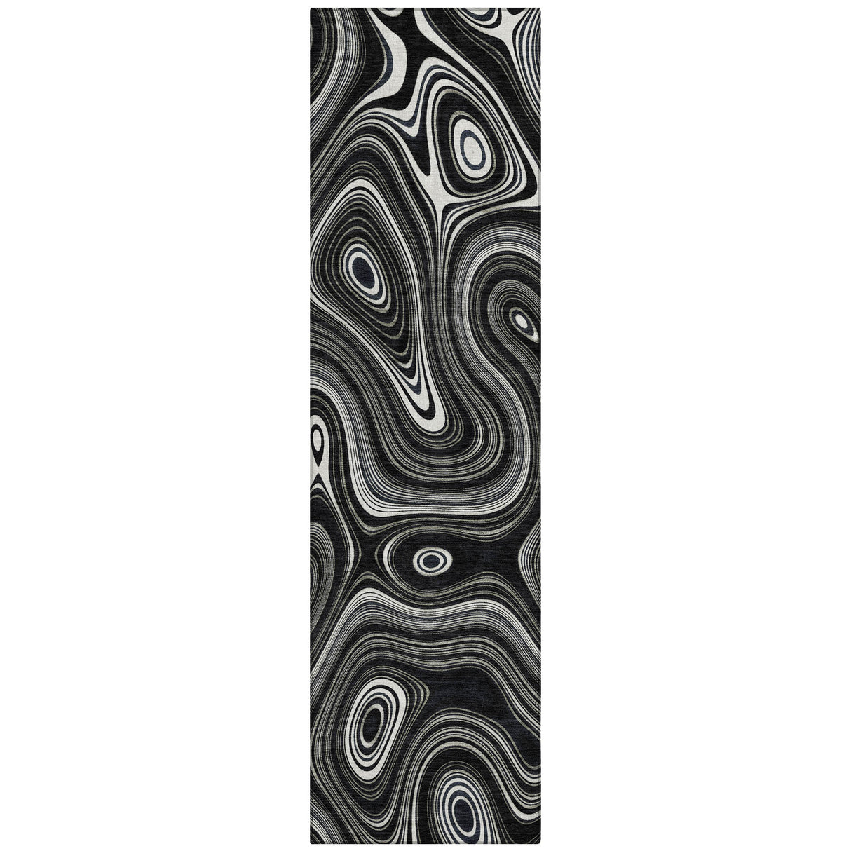 Addison Chantille ACN2097 Geometric Machine Made Transitional Black Rug