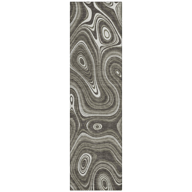 Addison Chantille ACN2097 Geometric Machine Made Transitional Gray Rug