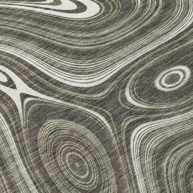 Addison Chantille ACN2097 Geometric Machine Made Transitional Gray Rug