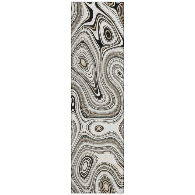 Addison Chantille ACN2097 Geometric Machine Made Transitional Ivory Rug