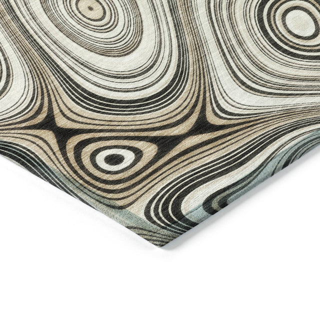 Addison Chantille ACN2097 Geometric Machine Made Transitional Ivory Rug