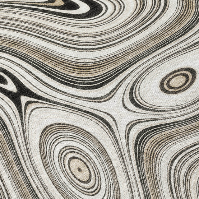 Addison Chantille ACN2097 Geometric Machine Made Transitional Ivory Rug