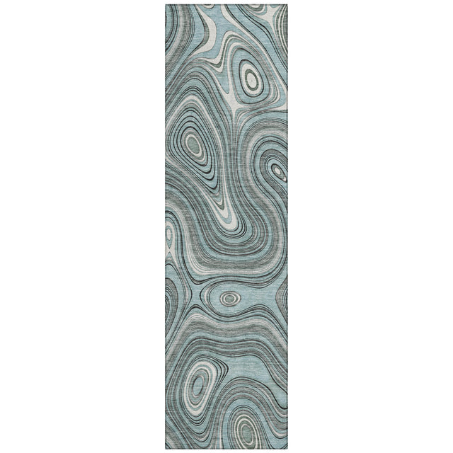 Addison Chantille ACN2097 Geometric Machine Made Transitional Sky Rug