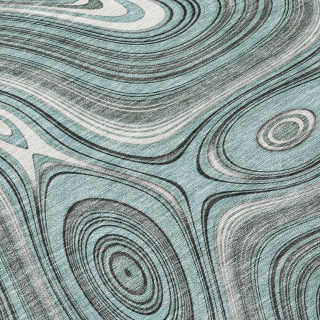 Addison Chantille ACN2097 Geometric Machine Made Transitional Sky Rug