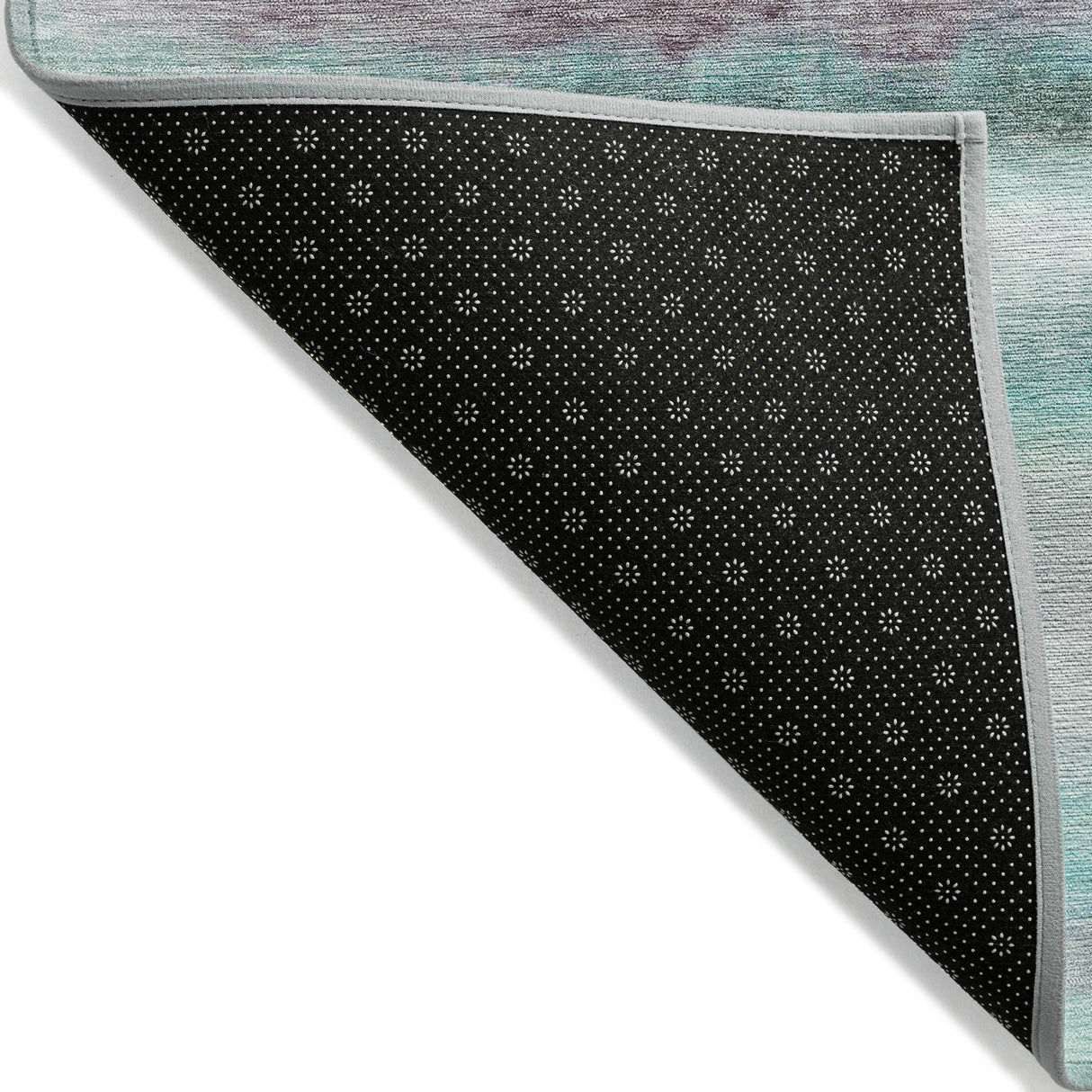 Addison Chantille ACN2098 Stripes Machine Made Transitional Teal Rug