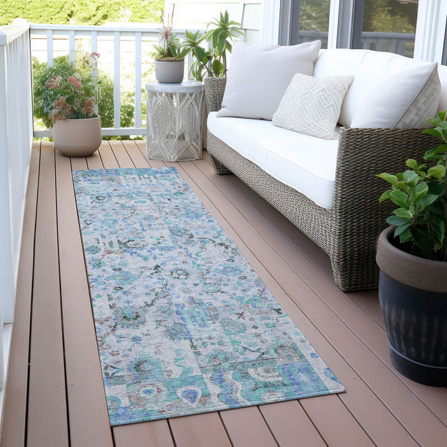 Addison Chantille ACN2099 Global Machine Made Traditional Blue Rug