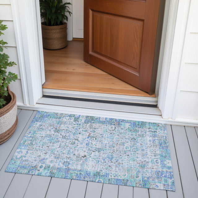 Addison Chantille ACN2099 Global Machine Made Traditional Blue Rug