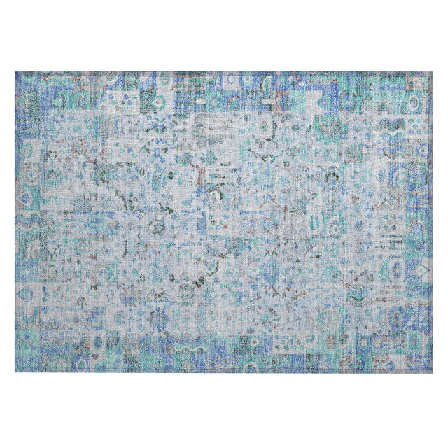 Addison Chantille ACN2099 Global Machine Made Traditional Blue Rug