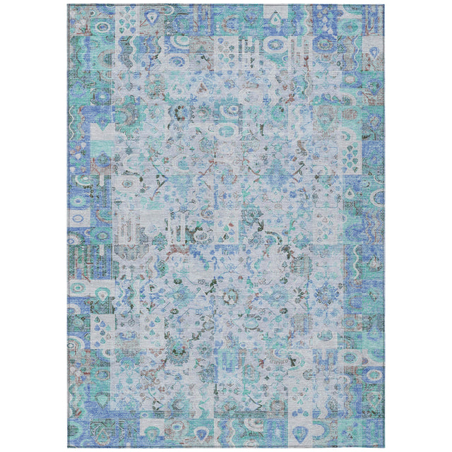 Addison Chantille ACN2099 Global Machine Made Traditional Blue Rug