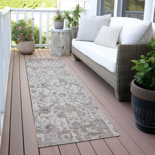 Addison Chantille ACN2099 Global Machine Made Traditional Taupe Rug