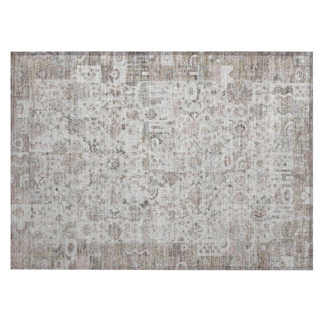 Addison Chantille ACN2099 Global Machine Made Traditional Taupe Rug