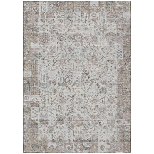 Addison Chantille ACN2099 Global Machine Made Traditional Taupe Rug