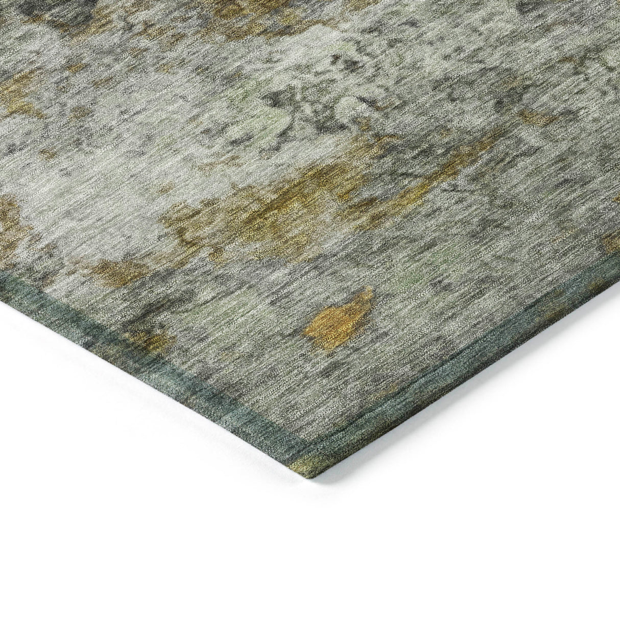 Addison Chantille ACN2100 Abstract Machine Made Transitional Olive Rug