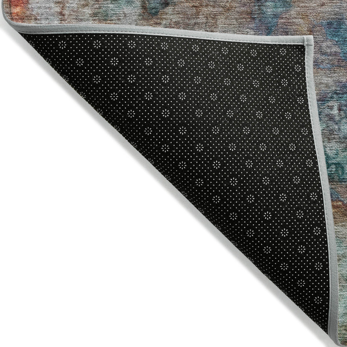 Addison Chantille ACN2100 Abstract Machine Made Transitional Teal Rug