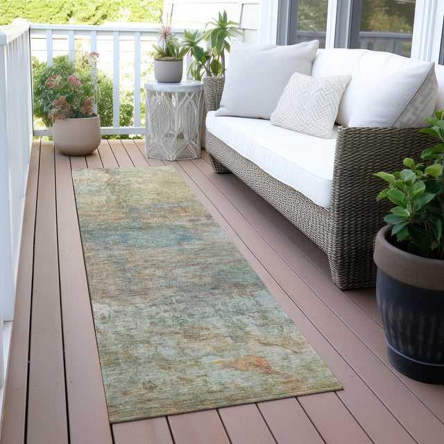 Addison Chantille ACN2100 Abstract Machine Made Transitional Wheat Rug