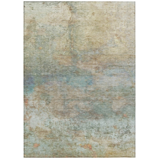 Addison Chantille ACN2100 Abstract Machine Made Transitional Wheat Rug
