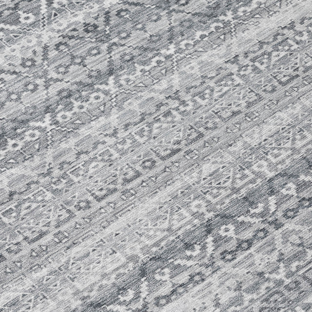 Addison Chantille ACN2101 Stripes Machine Made Transitional Gray Rug