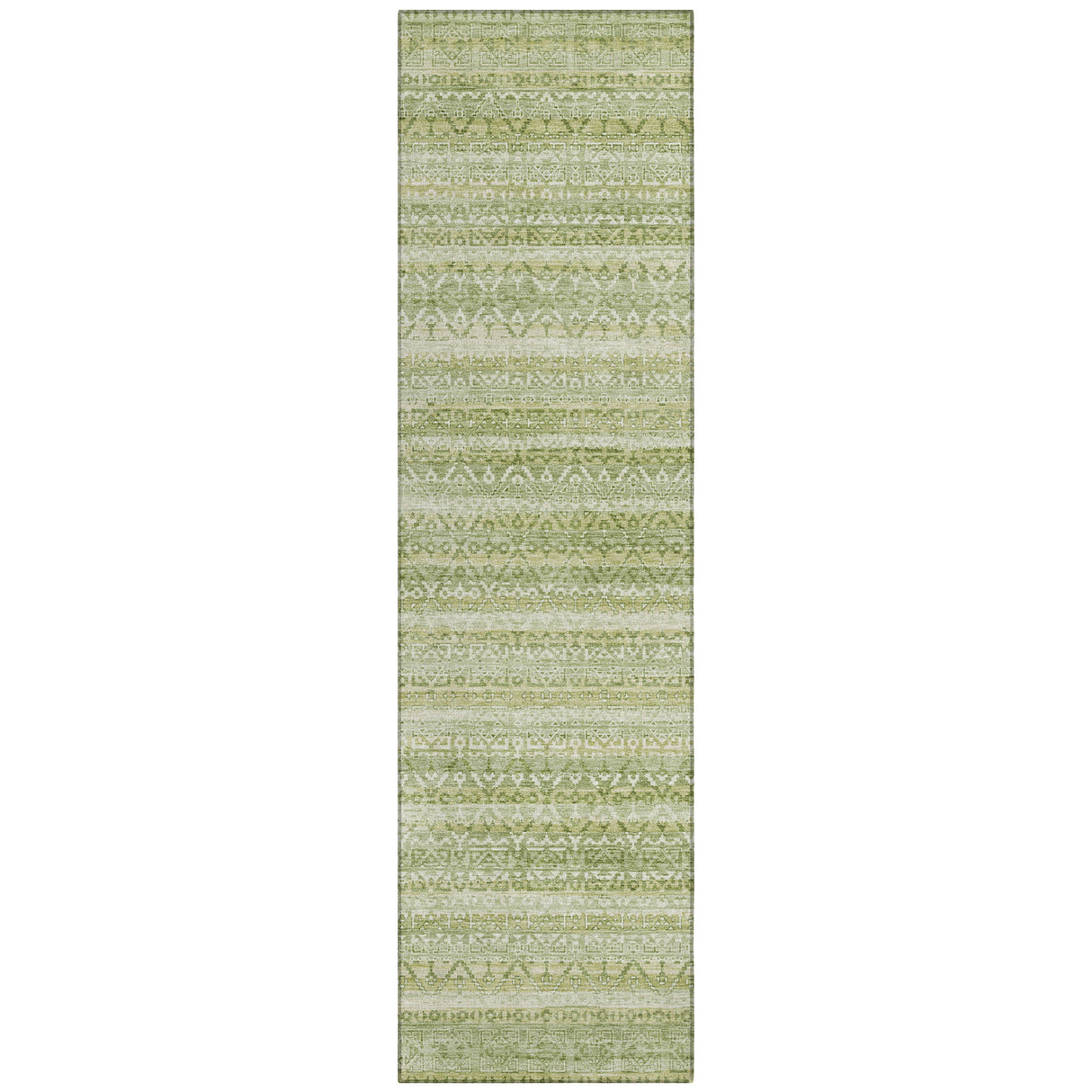 Addison Chantille ACN2101 Stripes Machine Made Transitional Sage Rug