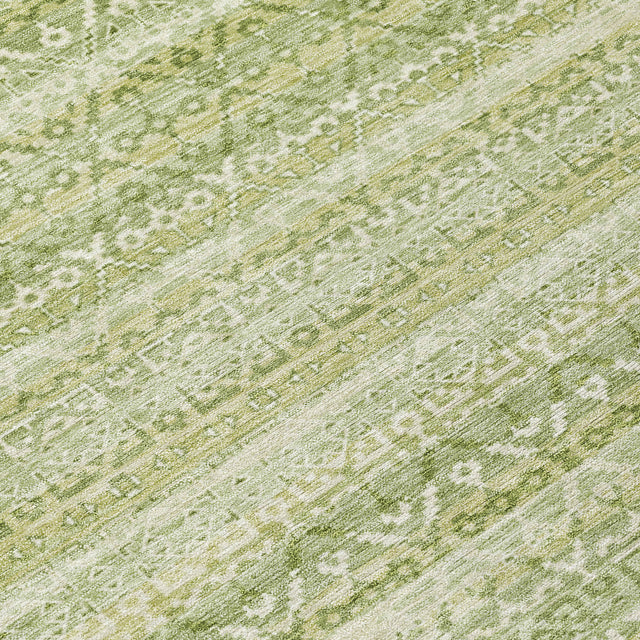 Addison Chantille ACN2101 Stripes Machine Made Transitional Sage Rug