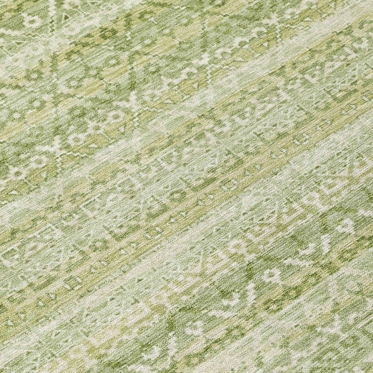 Addison Chantille ACN2101 Stripes Machine Made Transitional Sage Rug