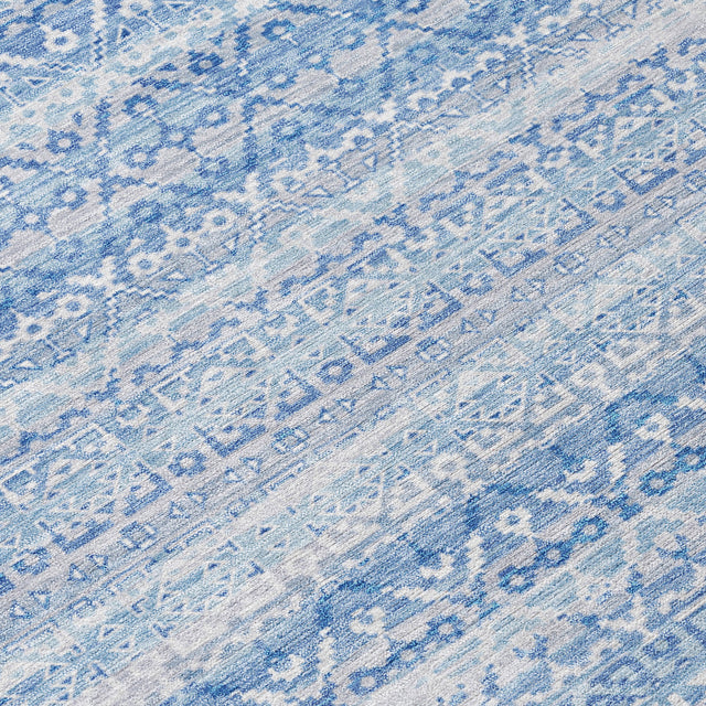 Addison Chantille ACN2101 Stripes Machine Made Transitional Sky Rug